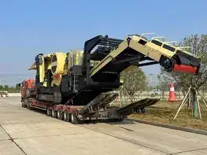 Мобильная дробильная установка для дробления гранита 300 т/ч в пров. Гуанси