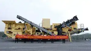 Проект мобильного дробильно-сортировочного комплекса для компании CCCC Second Highway Engineering (г. Цинъюань)